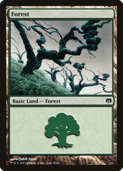 Forest (78), Duel Decks: Heroes vs. Monsters 78