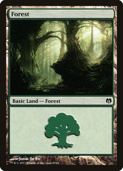 Forest (80), Duel Decks: Heroes vs. Monsters 80