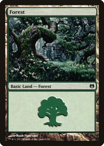 Forest (81), Duel Decks: Heroes vs. Monsters 81