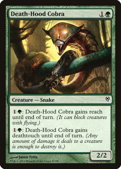 Death-Hood Cobra, Duel Decks: Jace vs. Vraska 47