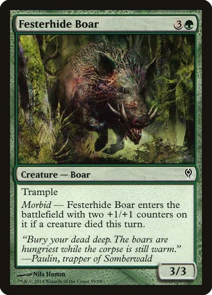 Festerhide Boar, Duel Decks: Jace vs. Vraska 59