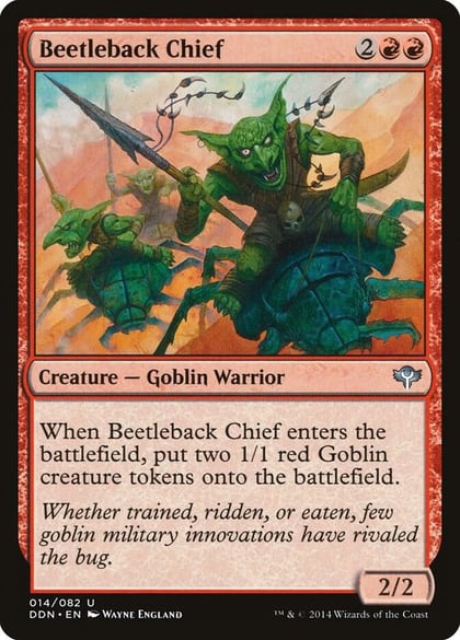 Beetleback Chief, Duel Decks: Speed vs. Cunning 14