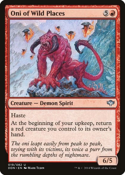 Oni of Wild Places, Duel Decks: Speed vs. Cunning 19