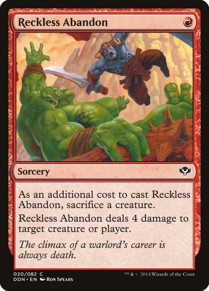 Reckless Abandon, Duel Decks: Speed vs. Cunning 20