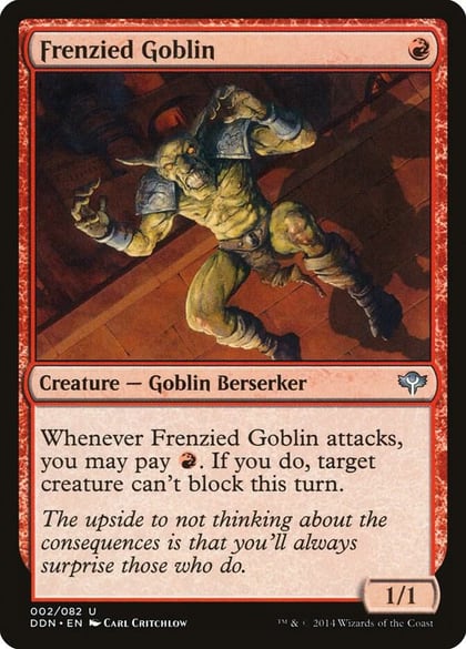 Frenzied Goblin, Duel Decks: Speed vs. Cunning 2