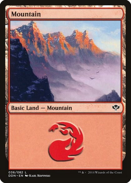 Mountain (036), Duel Decks: Speed vs. Cunning 36