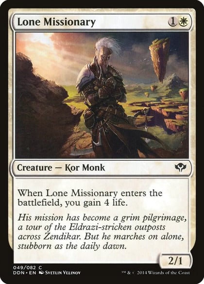 Lone Missionary, Duel Decks: Speed vs. Cunning 49