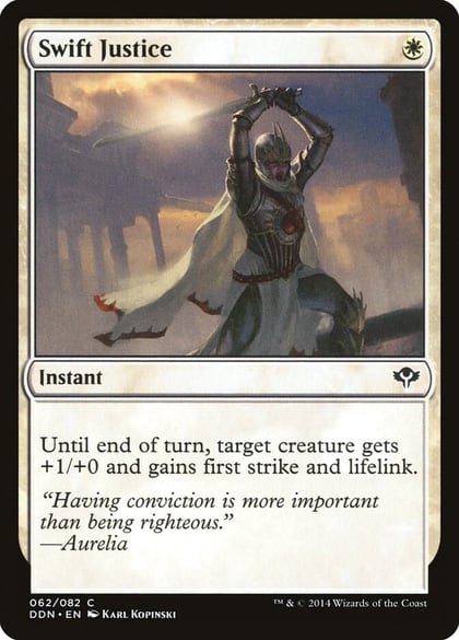 Swift Justice, Duel Decks: Speed vs. Cunning 62