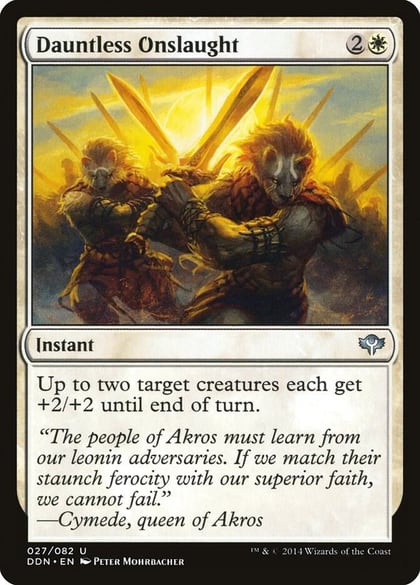 Dauntless Onslaught, Duel Decks: Speed vs. Cunning 6