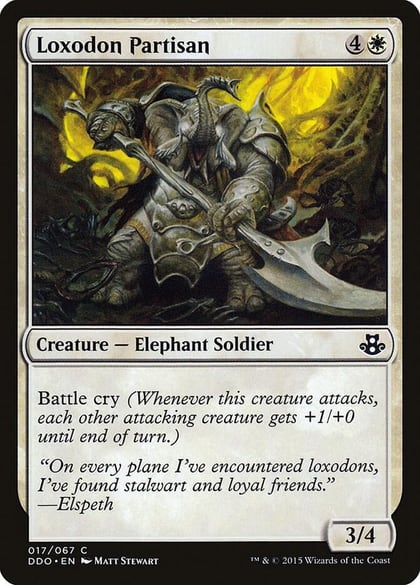 Loxodon Partisan, Duel Decks: Elspeth vs. Kiora 17