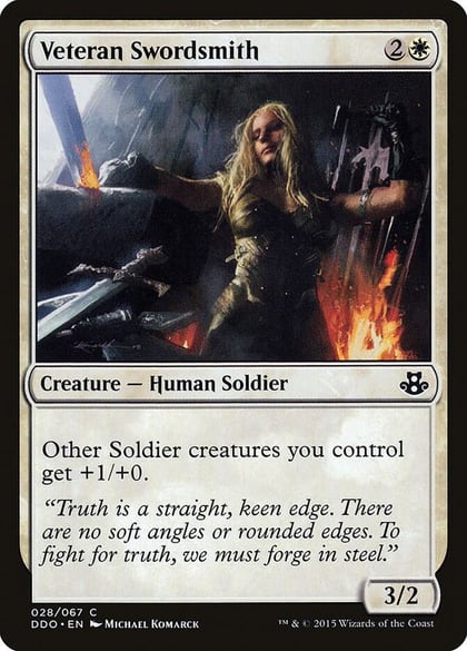 Veteran Swordsmith, Duel Decks: Elspeth vs. Kiora 28