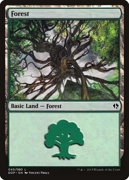 Forest (040), Duel Decks: Zendikar vs. Eldrazi 40
