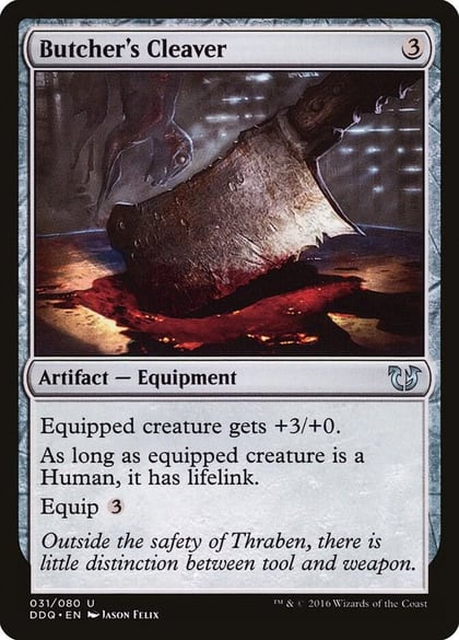 Butcher's Cleaver, Duel Decks: Blessed vs. Cursed 31