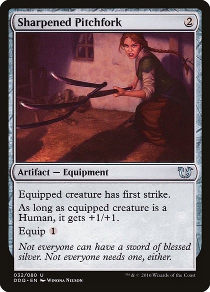 Sharpened Pitchfork, Duel Decks: Blessed vs. Cursed 32