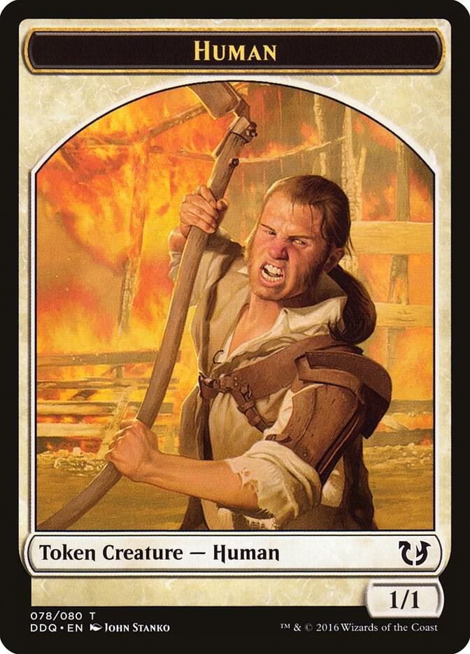 Human Token, Duel Decks: Blessed vs. Cursed 78