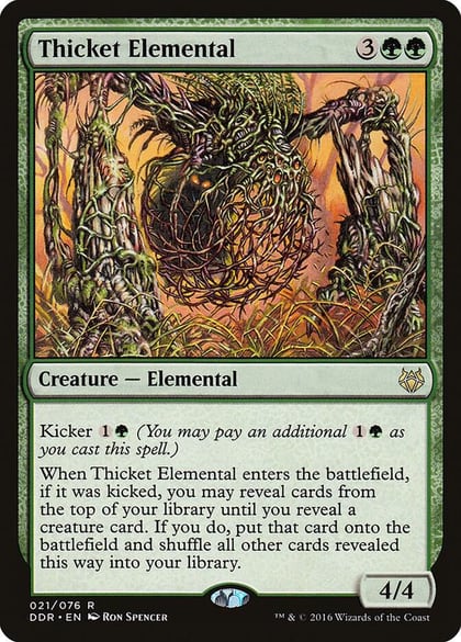 Thicket Elemental, Duel Decks: Nissa vs. Ob Nixilis 21