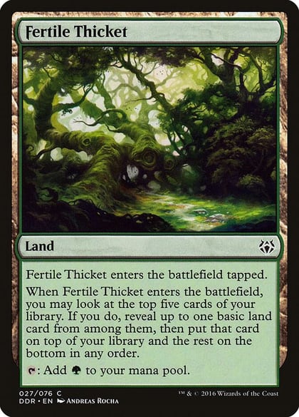 Fertile Thicket, Duel Decks: Nissa vs. Ob Nixilis 27