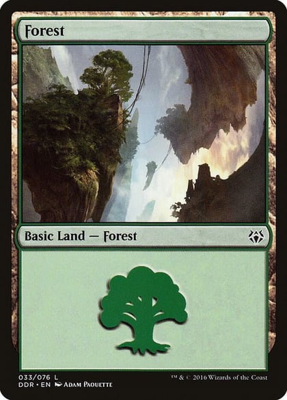 Forest (033), Duel Decks: Nissa vs. Ob Nixilis 33