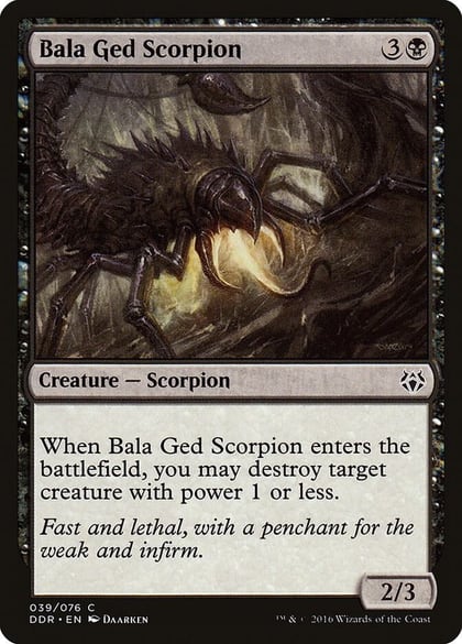Bala Ged Scorpion, Duel Decks: Nissa vs. Ob Nixilis 39