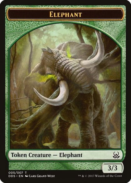 Elephant Token, Duel Decks: Mind vs. Might 5