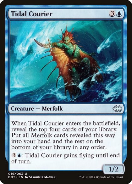 Tidal Courier, Duel Decks: Merfolk vs. Goblins 19
