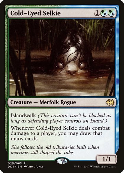 Cold-Eyed Selkie, Duel Decks: Merfolk vs. Goblins 25