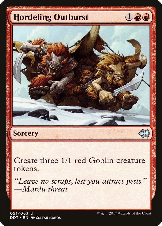 Hordeling Outburst, Duel Decks: Merfolk vs. Goblins 51