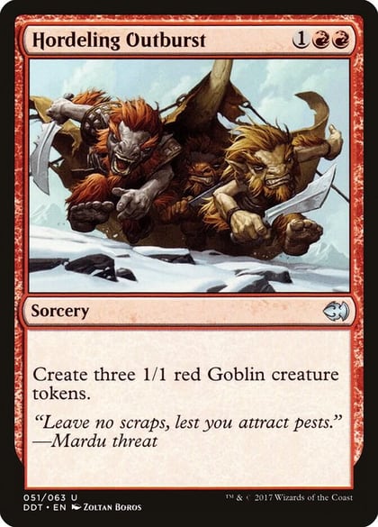 Hordeling Outburst, Duel Decks: Merfolk vs. Goblins 51