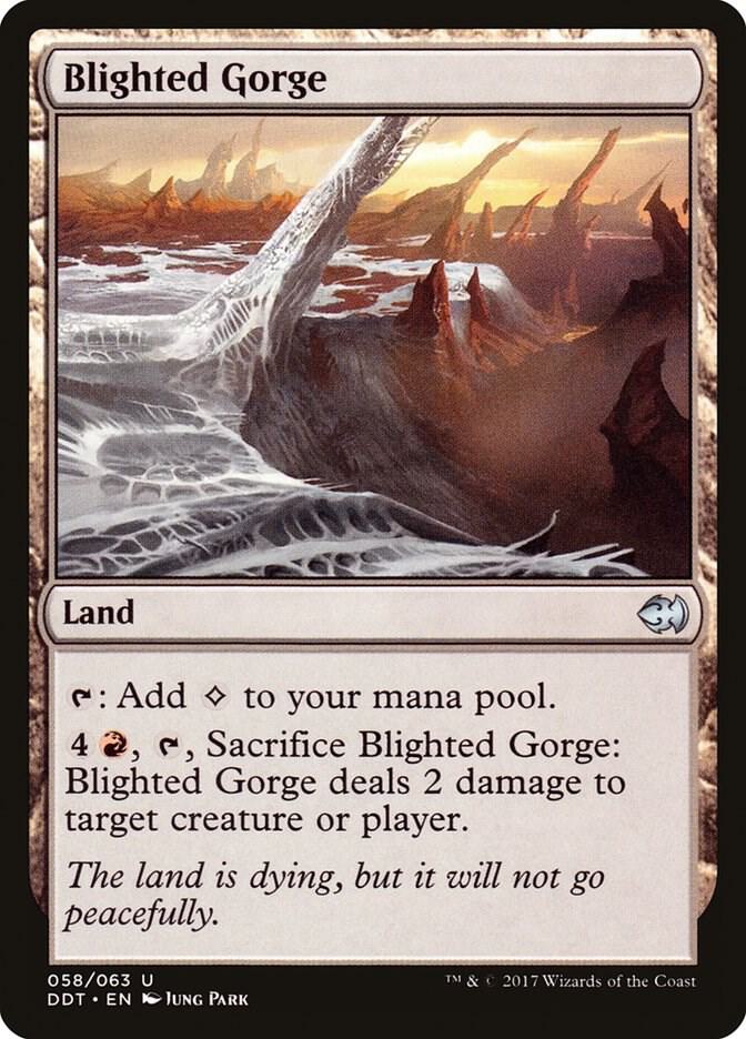 Blighted Gorge, Duel Decks: Merfolk vs. Goblins 58
