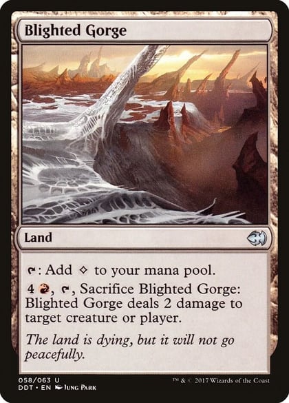 Blighted Gorge, Duel Decks: Merfolk vs. Goblins 58
