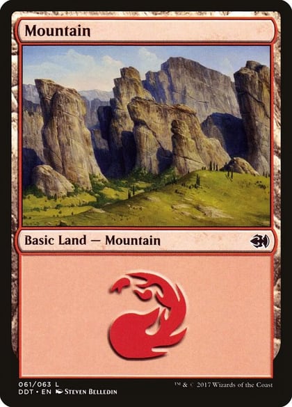 Mountain (061), Duel Decks: Merfolk vs. Goblins 61