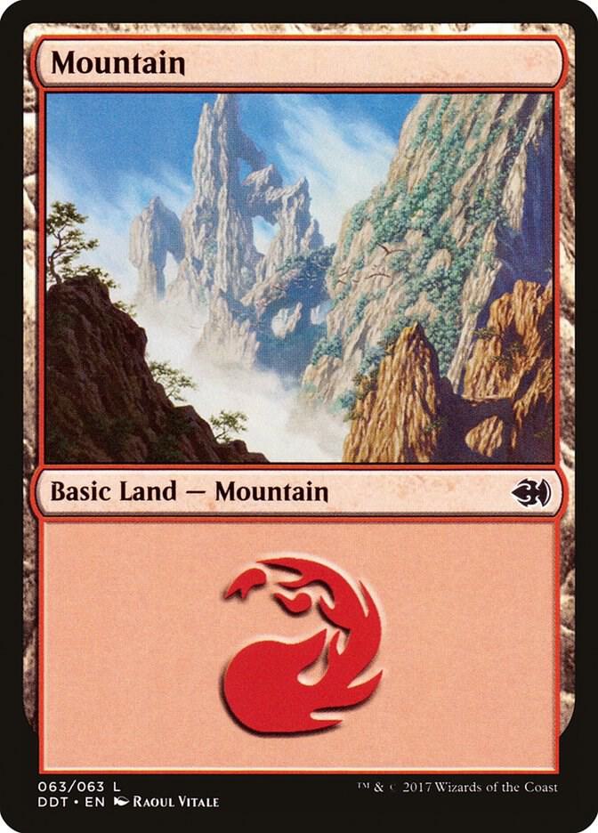 Mountain (063), Duel Decks: Merfolk vs. Goblins 63