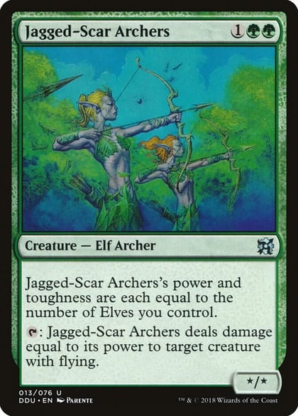 Jagged-Scar Archers, Duel Decks: Elves vs. Inventors 13