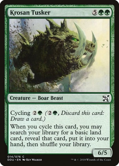 Krosan Tusker, Duel Decks: Elves vs. Inventors 14