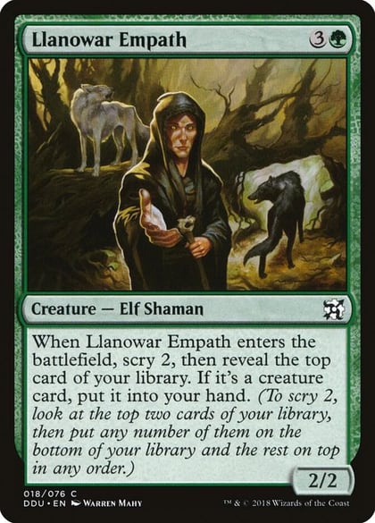 Llanowar Empath, Duel Decks: Elves vs. Inventors 18