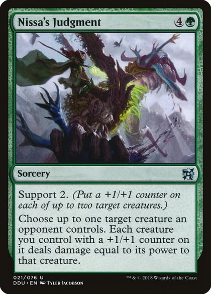 Nissa's Judgment, Duel Decks: Elves vs. Inventors 21
