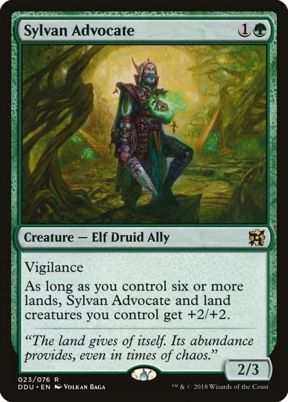 Sylvan Advocate, Duel Decks: Elves vs. Inventors 23