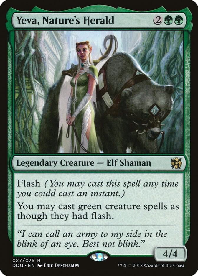 Yeva, Nature's Herald, Duel Decks: Elves vs. Inventors 27