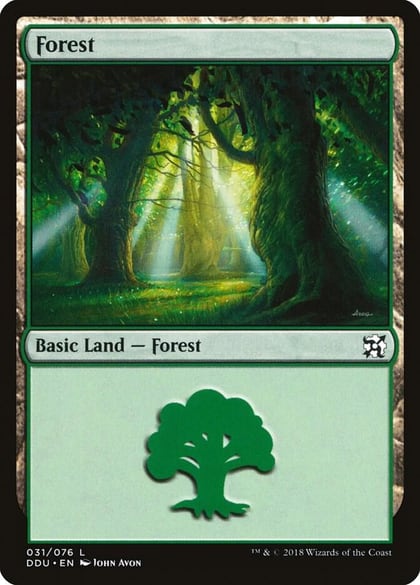Forest (031), Duel Decks: Elves vs. Inventors 31