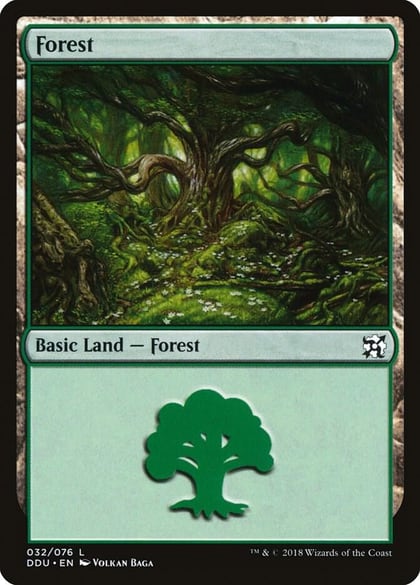 Forest (032), Duel Decks: Elves vs. Inventors 32