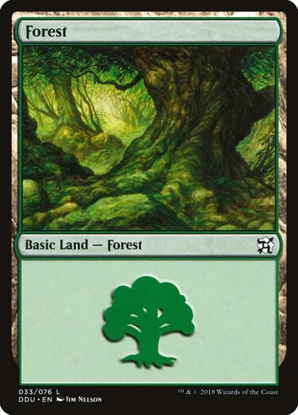 Forest (033), Duel Decks: Elves vs. Inventors 33