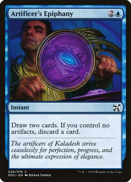 Artificer's Epiphany, Duel Decks: Elves vs. Inventors 36