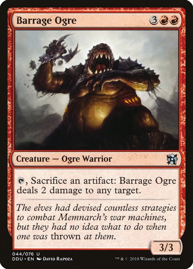 Barrage Ogre, Duel Decks: Elves vs. Inventors 44