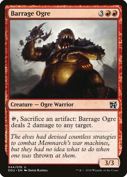 Barrage Ogre, Duel Decks: Elves vs. Inventors 44