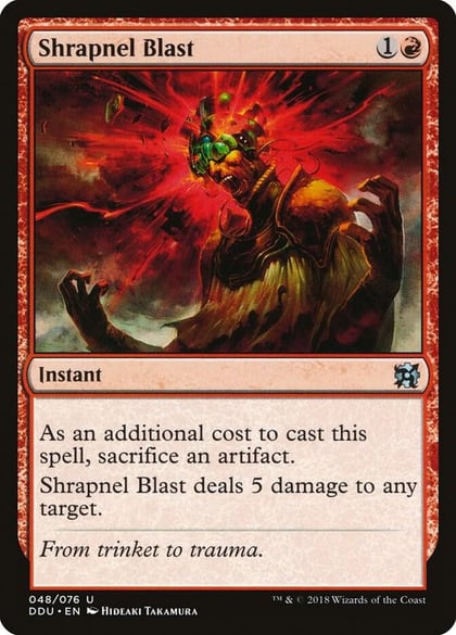 Shrapnel Blast, Duel Decks: Elves vs. Inventors 48
