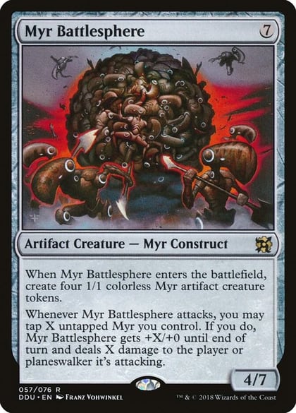 Myr Battlesphere, Duel Decks: Elves vs. Inventors 57