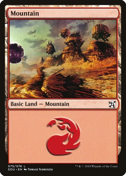 Mountain (075), Duel Decks: Elves vs. Inventors 75