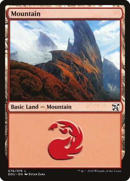 Mountain (076), Duel Decks: Elves vs. Inventors 76
