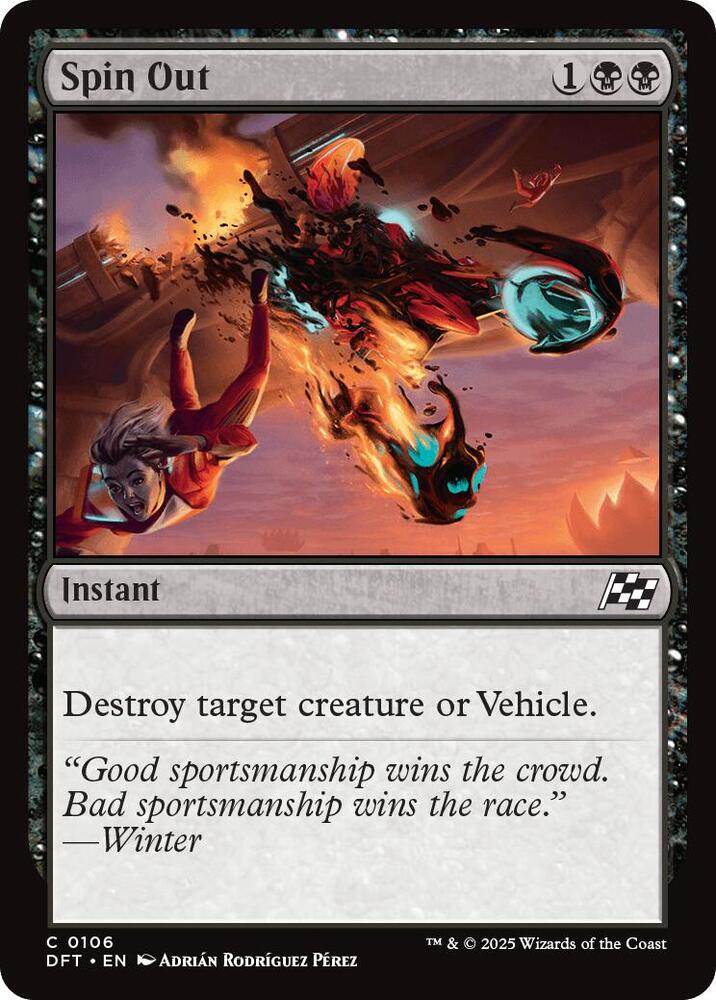 Spin Out, Aetherdrift 106