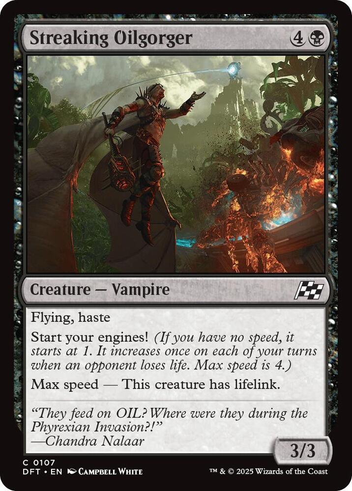 Streaking Oilgorger, Aetherdrift 107